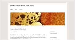 Desktop Screenshot of drawskulls.com